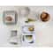 Hello Honey® Matte White Square Stoneware Scalloped Edge Serving Dish Set